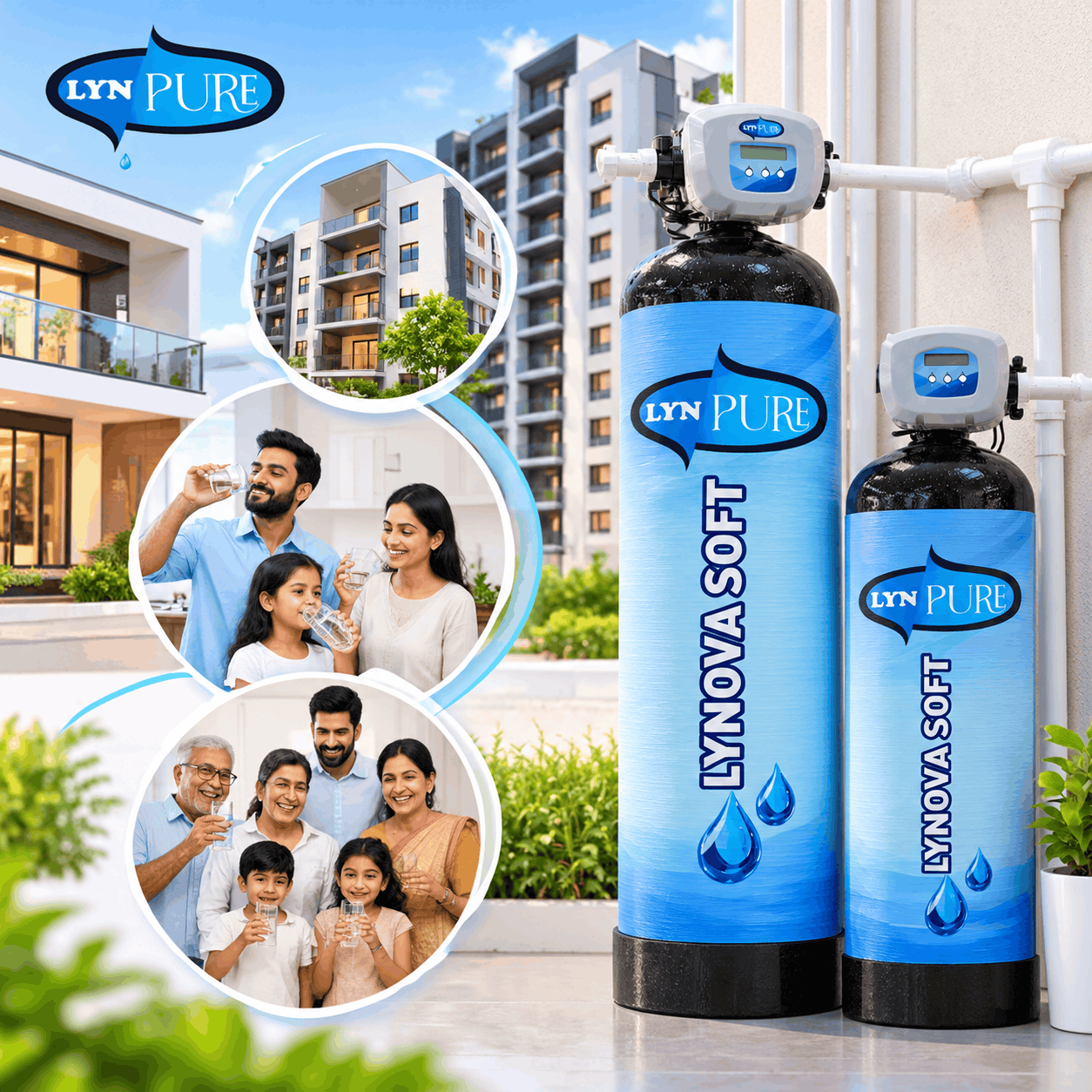 Lyn Pure water softener systems for home water treatment